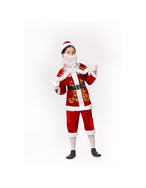 Children's Costumes Santa Claus Dresses Up In Party Christmas Cosplay Costumes SM6060 SM059