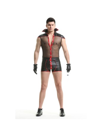 Male Club Halloween Cosplay Sexy Evil Spirit Bat Demon Costume  XY82219