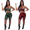Sexy Camouflage Bodycon Two Piece Set M8453