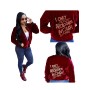 New fashiion sexy women red jacket short style with pocket M88080