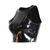 Black Women Leather Bra Tops M7273