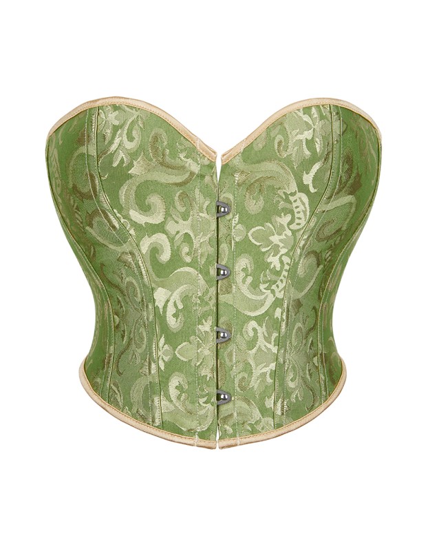 Plus Size S-6XL Sexy Strapless Tube Tops Women Overbust Jacquard Bustiers Waist Corset