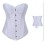 sexy white jacquard corset m1841c
