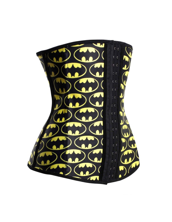 Halloween Fashion 4 Steel Bone Batman Waist Trainer M1303T