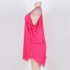 Solid Sexy Sleepwear Plus Size Sleep Dress M30361
