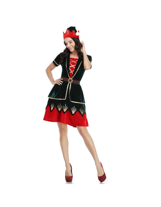 High Quality Sexy Santa Dress Women Mrs Christmas Costume M11938