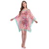 Fancy Woman Tassel Printed Sexy Dress Summer Beach Cover-Ups