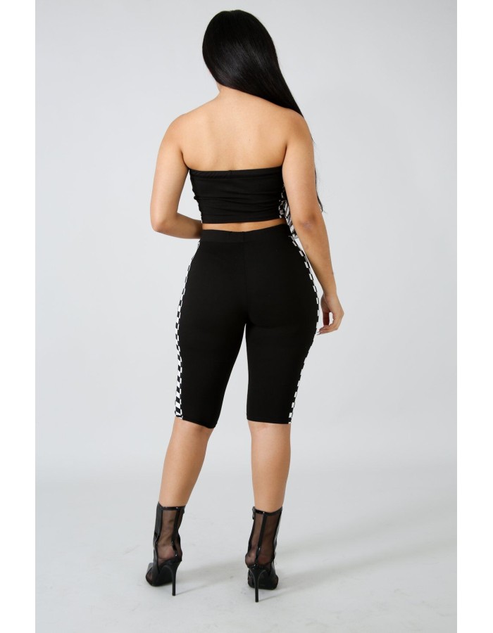 Sexy off shoulder Two Piece Set Crop Top Shorts Pants Sets m8236