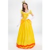 Halloween Dress Cosplay Yellow Beauty And Beast Biqi Belle Princess Uniform YM2897