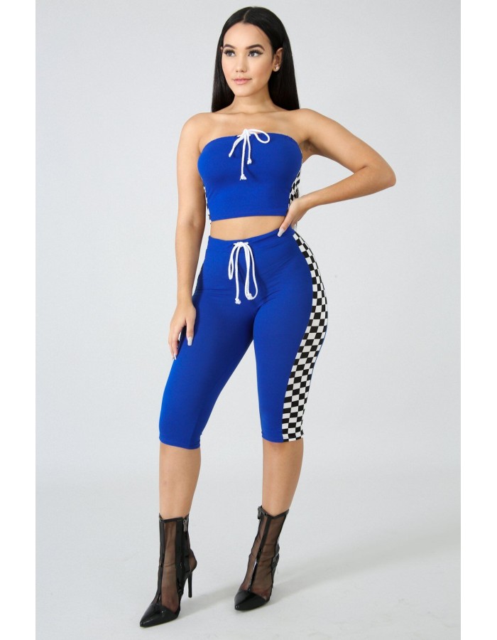 Sexy off shoulder Two Piece Set Crop Top Shorts Pants Sets m8236