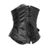 2016 New Leather Charpie Steel Bones Underbust Corset M1356