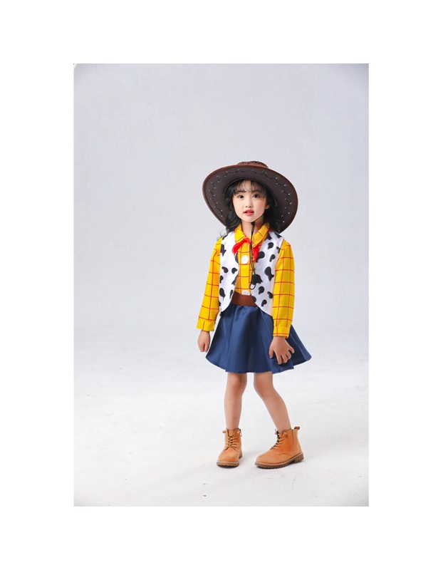 Halloween Cosplay Children's Western Cowboy Costume Party Stage DL2008