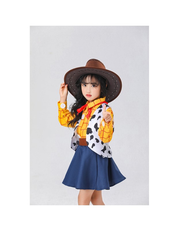 Halloween Cosplay Children's Western Cowboy Costume Party Stage DL2008