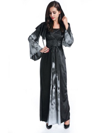 Halloween Gothic Sexy Vampire Costume with Hooded M40326