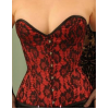 Women floral strapless corset M1613A
