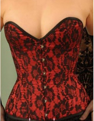 Women floral strapless corset M1613A
