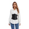 Lightweight Tight Abdomen 4 Buckle Version Of Perspective Lace Waist Corset QF869