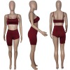 Sling Top Sexy Tube Top And Shorts Set Two Piece Summer M046
