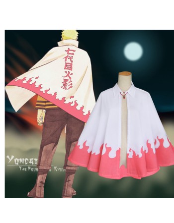 Anime Naruto Cosplay Costumes Seventh Hokage Cloak M40514
