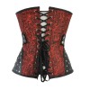 Rivet Jacquard Steampunk Steel Boned Corset Belt M1425