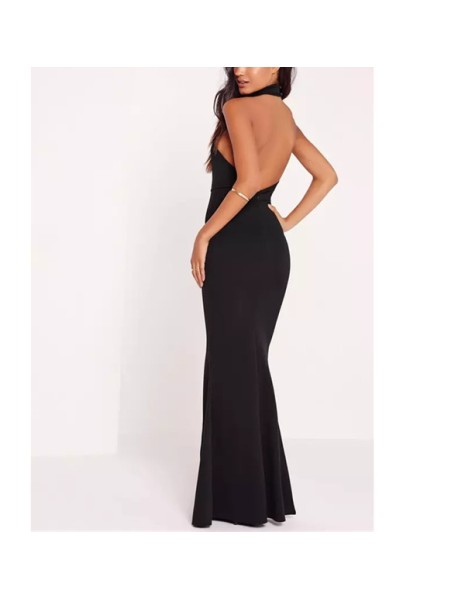 Sexy Black Long Evening Dresses M18042