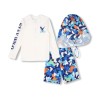 Boys' Swimsuit Short Sleeve Set Children's Korean Training Suit Sun Protection Set KF209
