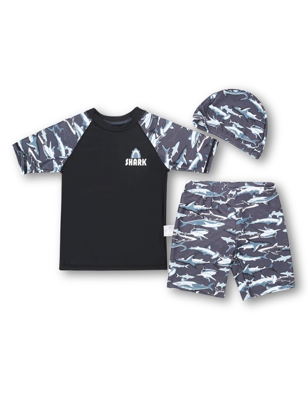 Boys Camo Swimwear Children's Trunks Separate Sun Protection Bathing Suit KF204