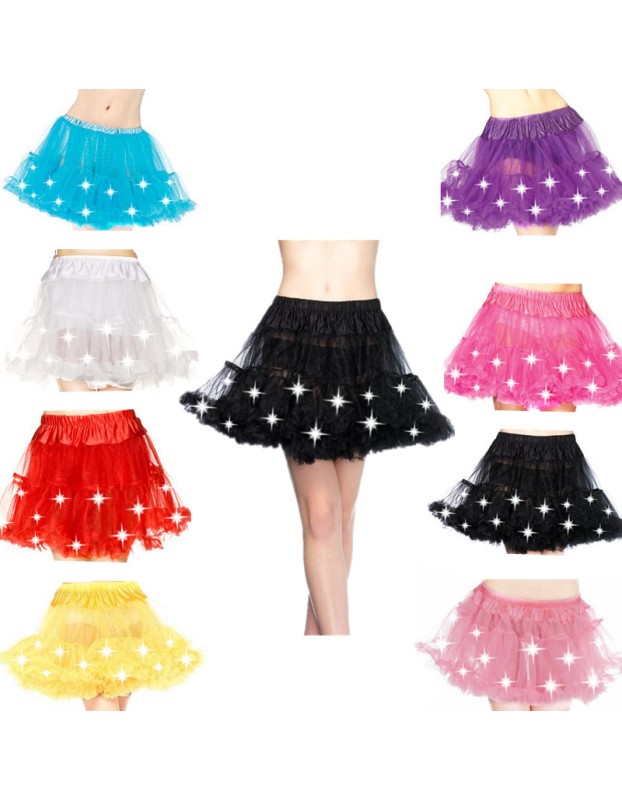 Colorful Light Up Petticoat  S018