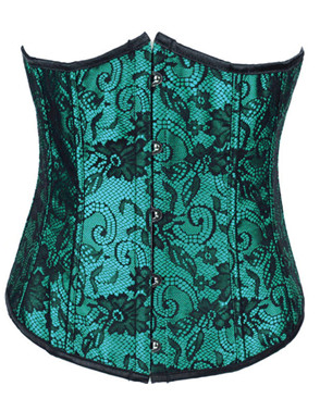 sexy printing lace-up corset M1227