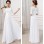 White Fashion Show Long Evening Dress M2311a