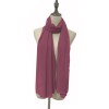 Muslim Style Scarfs Hijabs Monochrome Headscarf Silk Scarf For Women 006