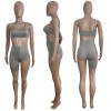 Sling Top Sexy Tube Top And Shorts Set Two Piece Summer M046