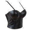 Gothic Steampunk Leather Push Up Bra Tops M7324