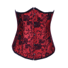 sexy printing lace-up corset M1227