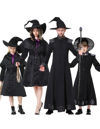 Halloween Witch Grand Wizard Bar Annual Vampire Demon Cosplay Costume XY82322