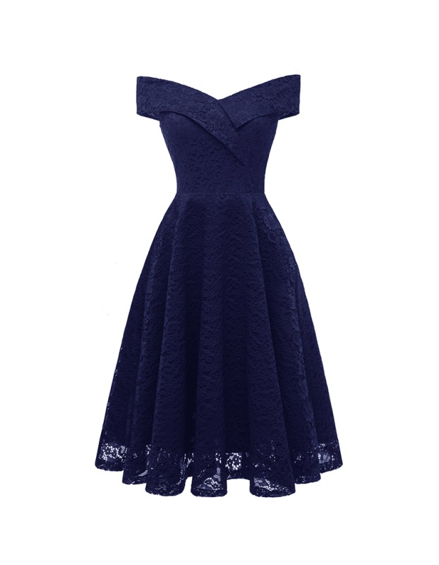 Spring And Summer Bridal Lace Prom  Lady One Shoulder Bandage Dress CD1610