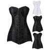 Steampunk Floral Jacquard Corset M1367