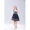 Traditional Oktoberfest Costume Munich Beer Dress Black And White Paid Dress MS4122