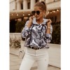 Coat Jacket Floral Print Long-Sleeved Pullover Casual Women Hoodies Fashionable LQ156