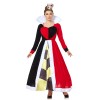 Halloween Cosplay Queen Of Hearts Dress Poker Party Performance Costume SM20282