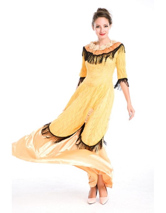deluxe tiffany fringe queen costumes  M4746