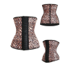 New style leopard latex corsets for women M1303L