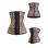 New style leopard latex corsets for women M1303L