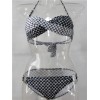Fashion grid bikini M5378