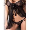 Sexy black babydoll m3601