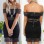 Black Off-shoulder Mini Dress M30004