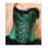 elegant green lace bundle of edge corset m1733c