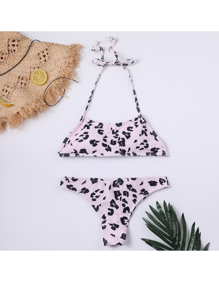 Leopard print swimsuit women 3Pcs bikini SwimwearYT15