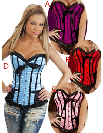Sexy satin corset m1710