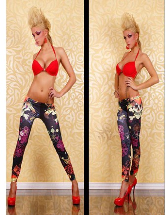 Seamless Tattoo Leggings trousers FG9010